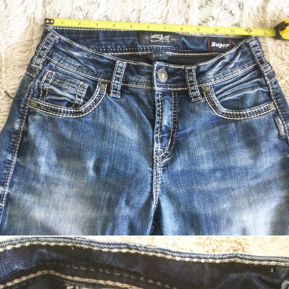 Silver Suki High Bootcut Jeans